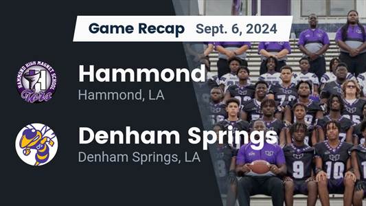 Football Recap: Zalen Bennett Leads Hammond to Victory over Amite