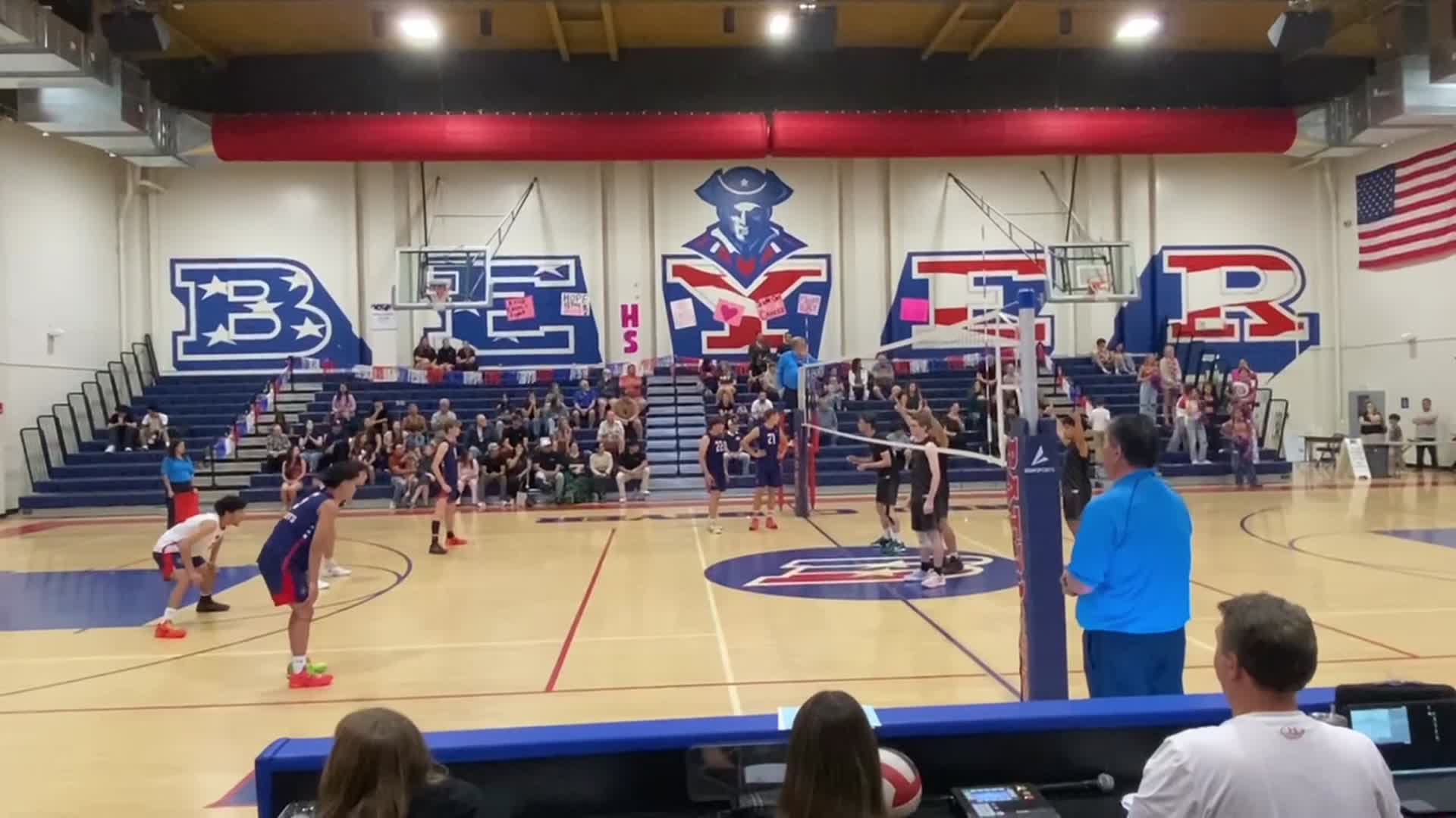 Volleyball Recap: Beyer Takes Loss Despite Strong  Efforts from  Hayes Terry and  Cruz Hibbard