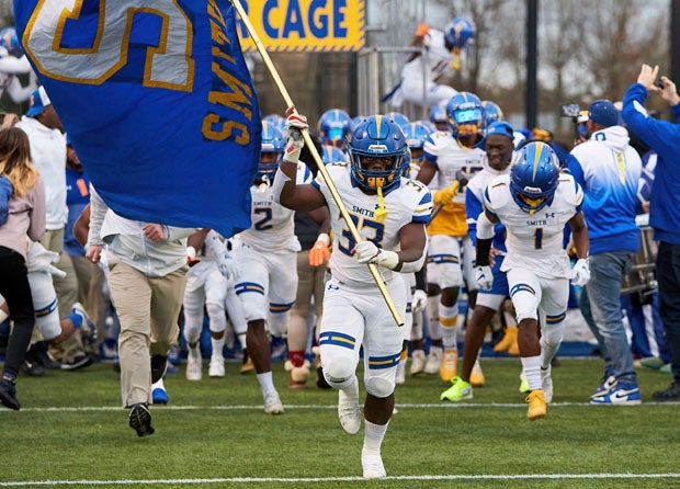 Oscar Smith turned around a loss in the 2019 VHSL Class 6 title game with a resounding 65-21 win over the Stallions on Saturday.