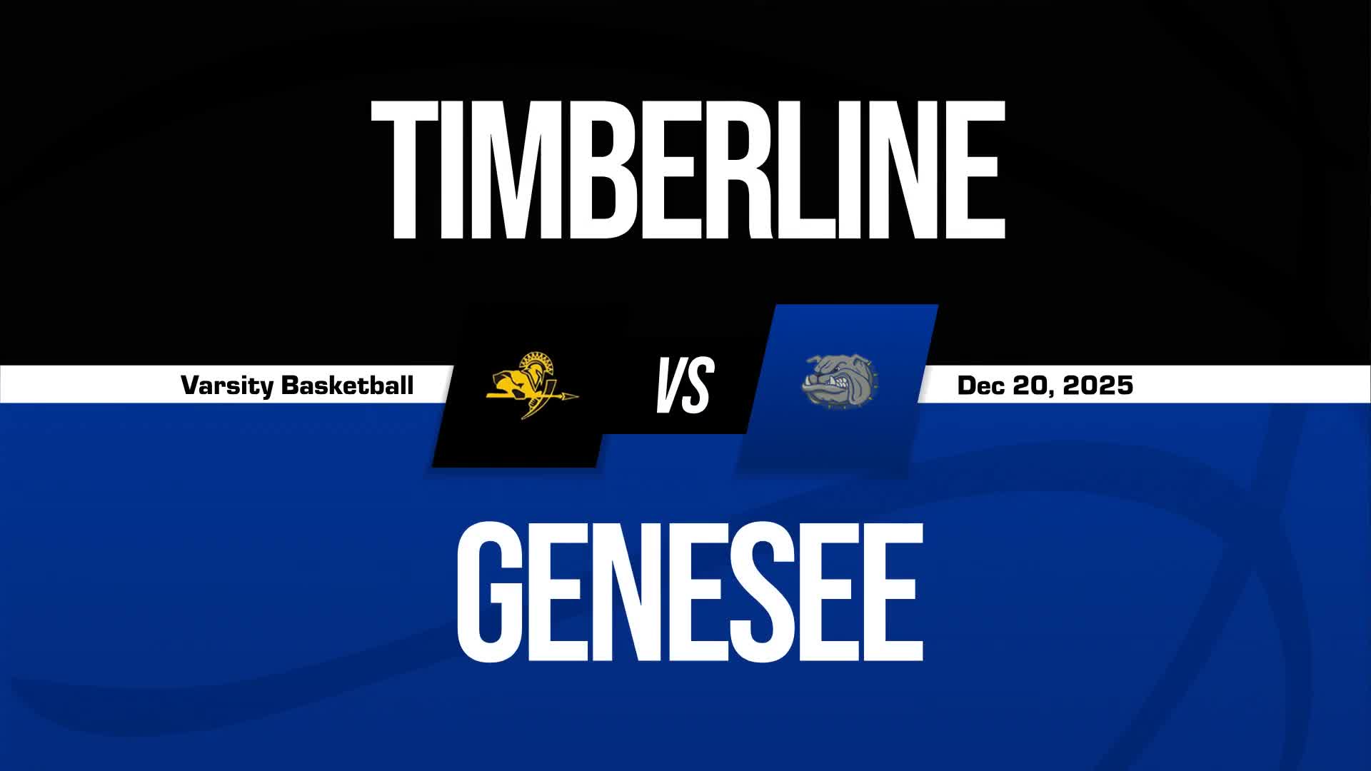 Basketball Recap: Noah Bollman's Big Game Can't Quite Lead Genesee over Timberline + How To Watch