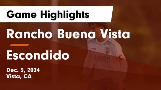 Soccer Recap: Escondido Turns Things Around After  Road Loss