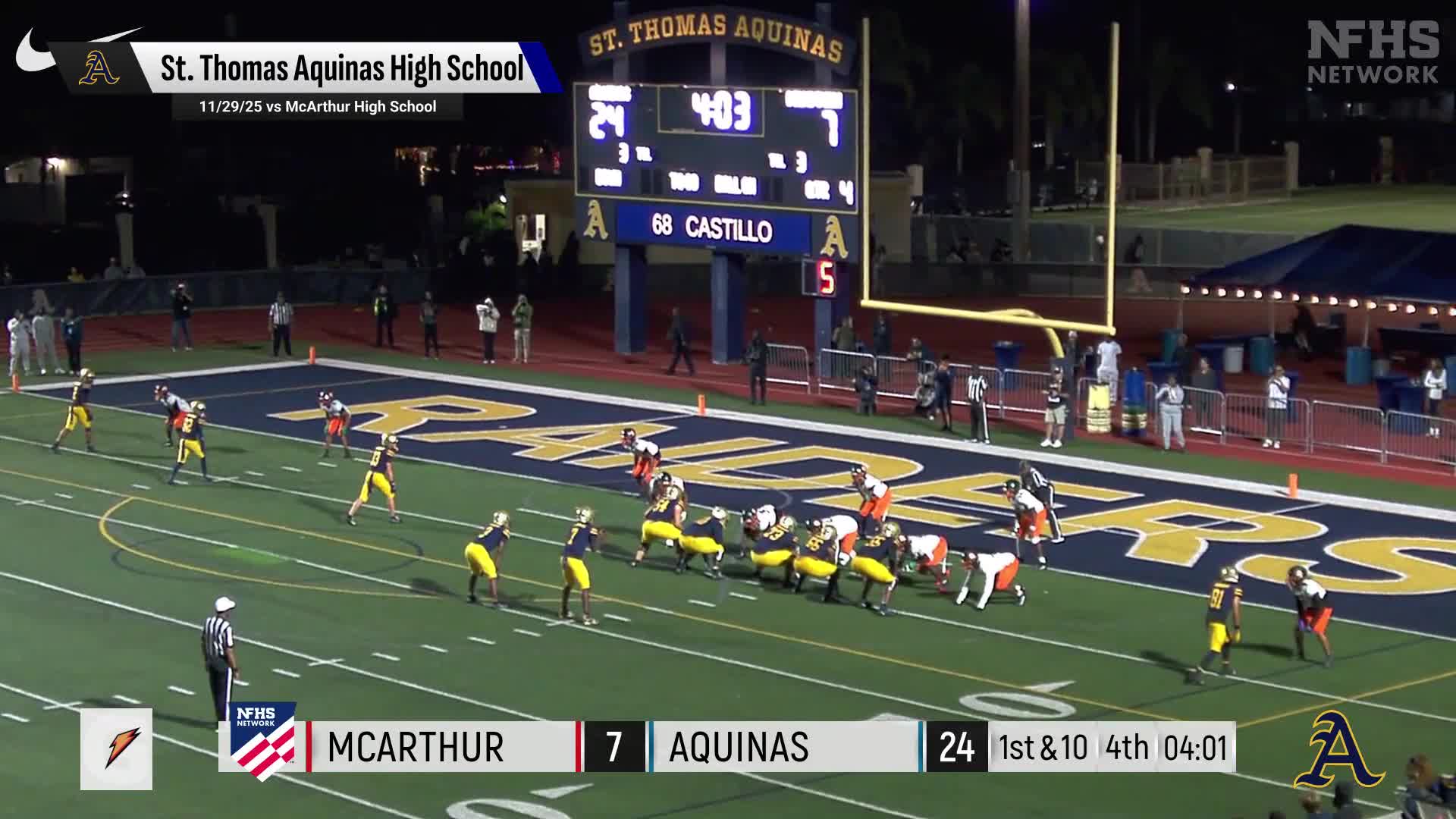 Julius Jones Game Report: vs Riverdale