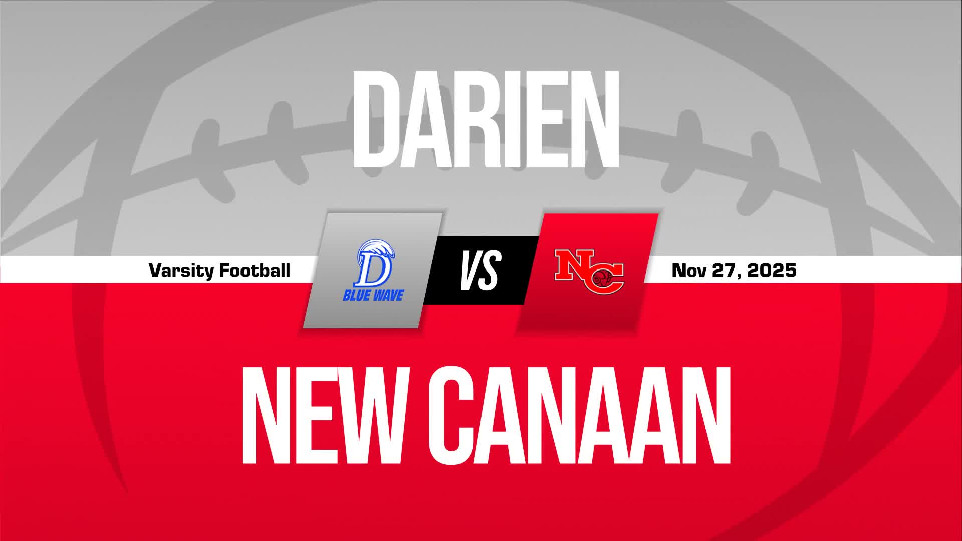 Football Game Preview: New Canaan Rams vs. Darien Blue Wave + How To Watch