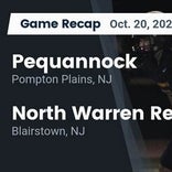 Football Game Recap: North Warren Regional Patriots vs. Pequannock Golden Panthers