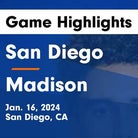 San Diego wins going away against Madison