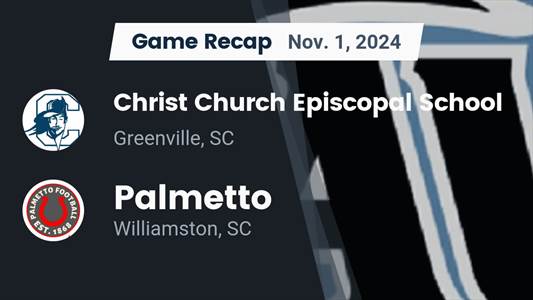 Football Recap: Palmetto Comes Up Short