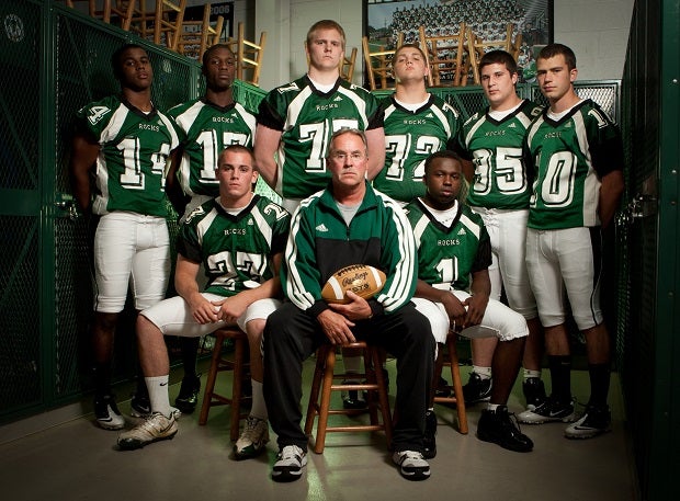 Trinity coach Bob Beatty and the Shamrocks in 2011.