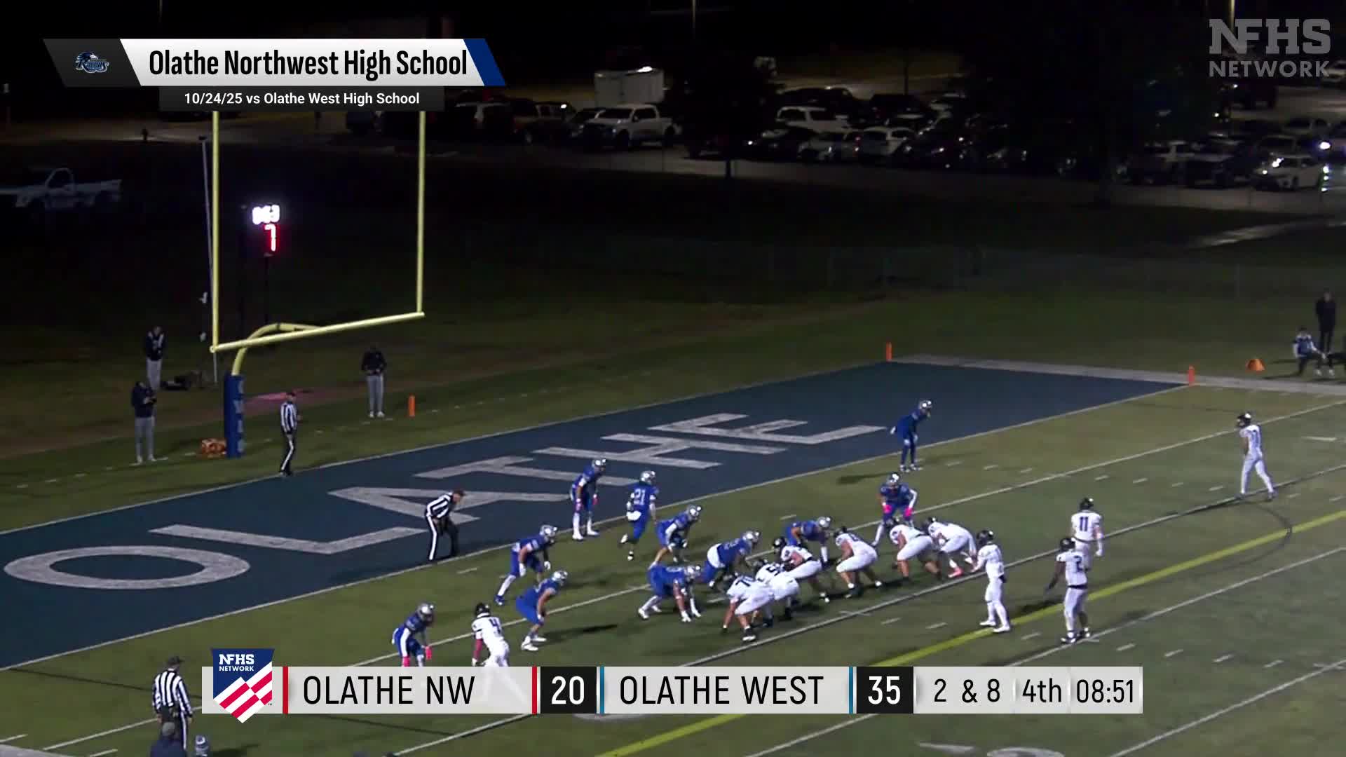 Football Recap: Olathe Northwest Skates Past Wyandotte with Ease