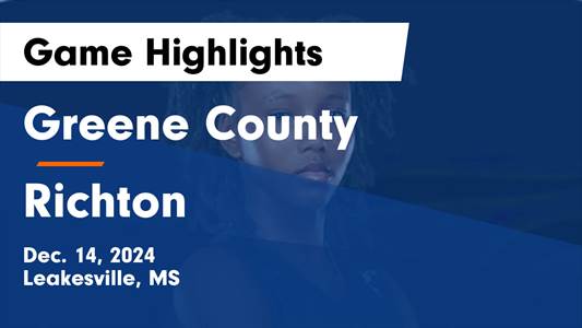 Basketball Recap: Richton Comes Up Short