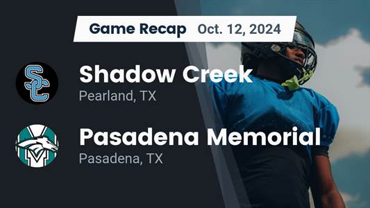 Football Recap: Shadow Creek's Win on Friday Extends Winning Streak to ...