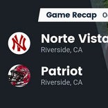 Football Game Recap: Patriot Warriors vs. Norte Vista Braves