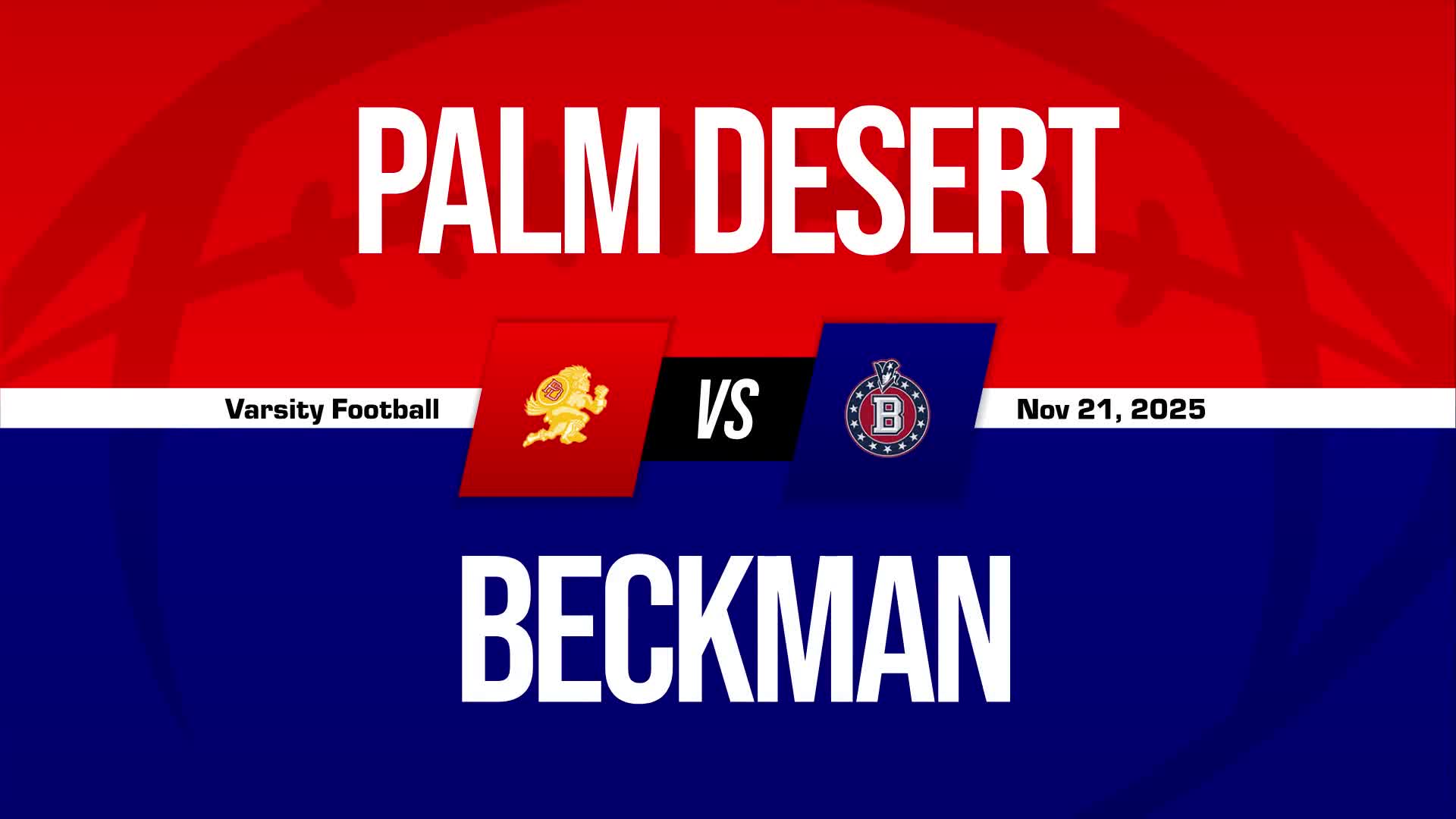 Football Game Preview: Beckman Patriots vs. Hillcrest Trojans + How To Watch