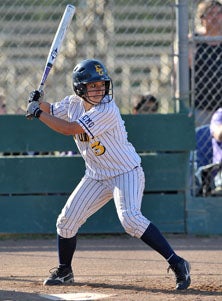 Junior catcher Alycia Fields has started
for Elk Grove since she was a freshman.
