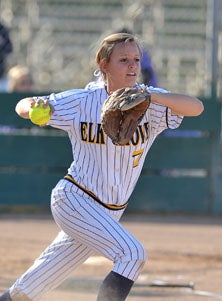 Carlee Gray is switching from first
base to third this season. 