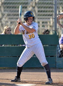 Shelby Wisdom is also one of Elk
Grove's top hitters. 