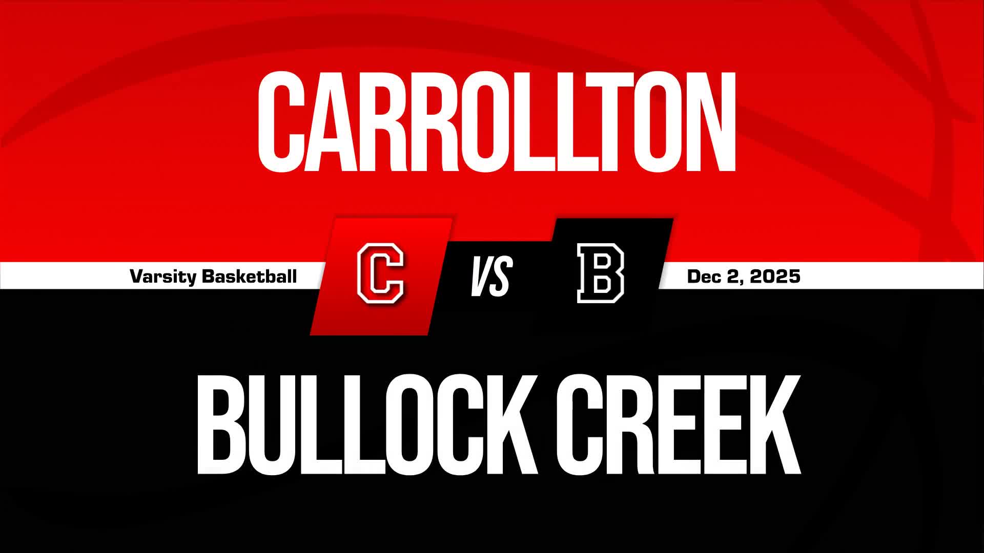 Basketball Recap: Bullock Creek Falls to Carrollton in First Game of Season