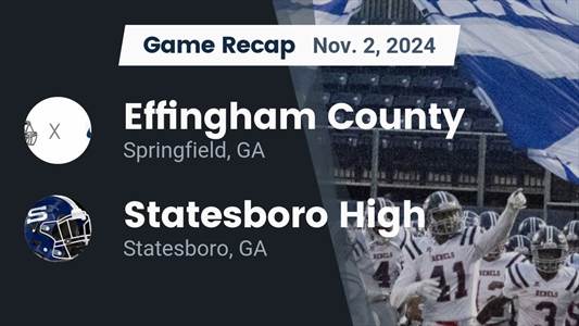 Football Recap: Statesboro Takes a Loss