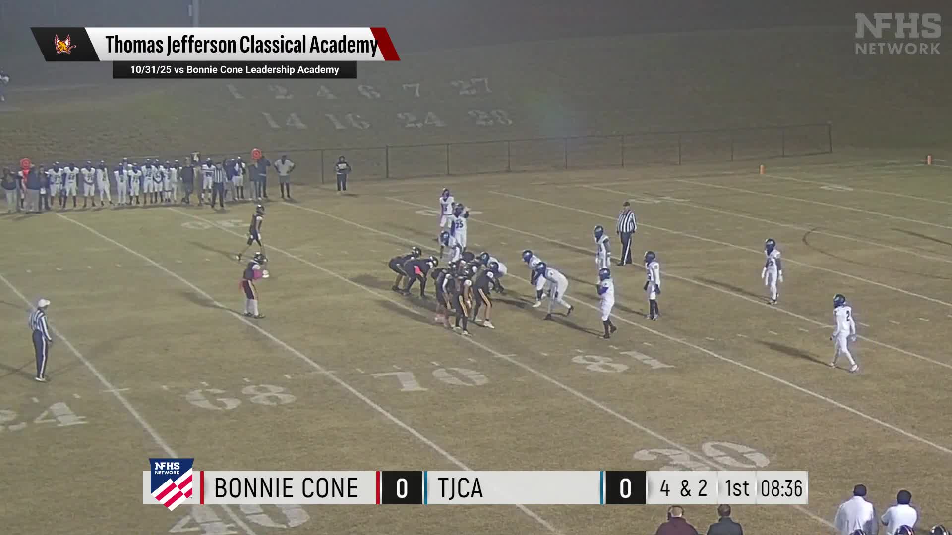 Football Recap: Thomas Jefferson Classical Academy Piles Up the Points Against Winston-Salem Preparatory Academy