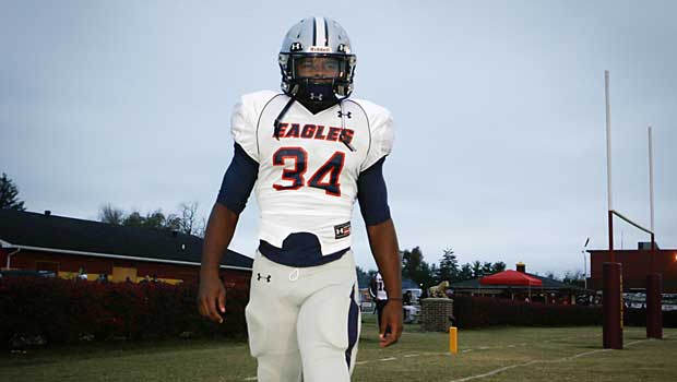 Damien Harris is arguably the most impressive sophomore in the country. He will be a top recruit in the Class of 2015.