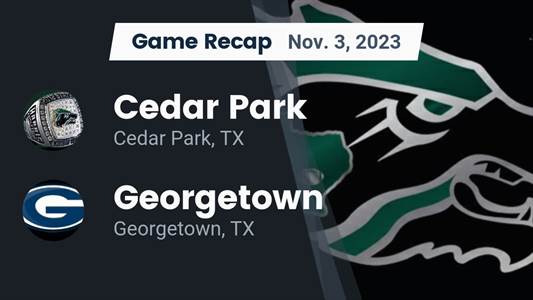 Football Game Recap: Georgetown Eagles vs. Cedar Park Timberwolves