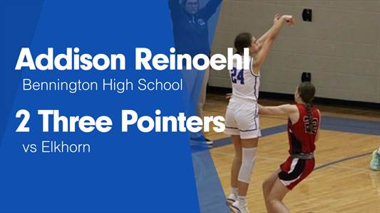 Addison Reinoehl Game Report: @ Mercy