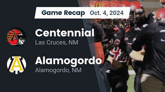 Football Recap: Alamogordo Comes Up Short Despite  Nathanael Bes