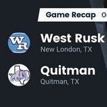 West Rusk pile up the points against Quitman