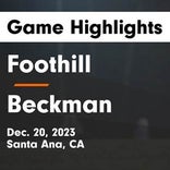 Soccer Game Preview: Beckman vs. University