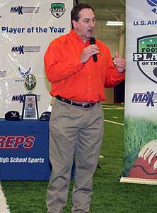 Aledo head coach Tim Buchanan