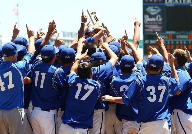 Bingham celebrates its 2013 Utah state title, one of 21 won by the school.