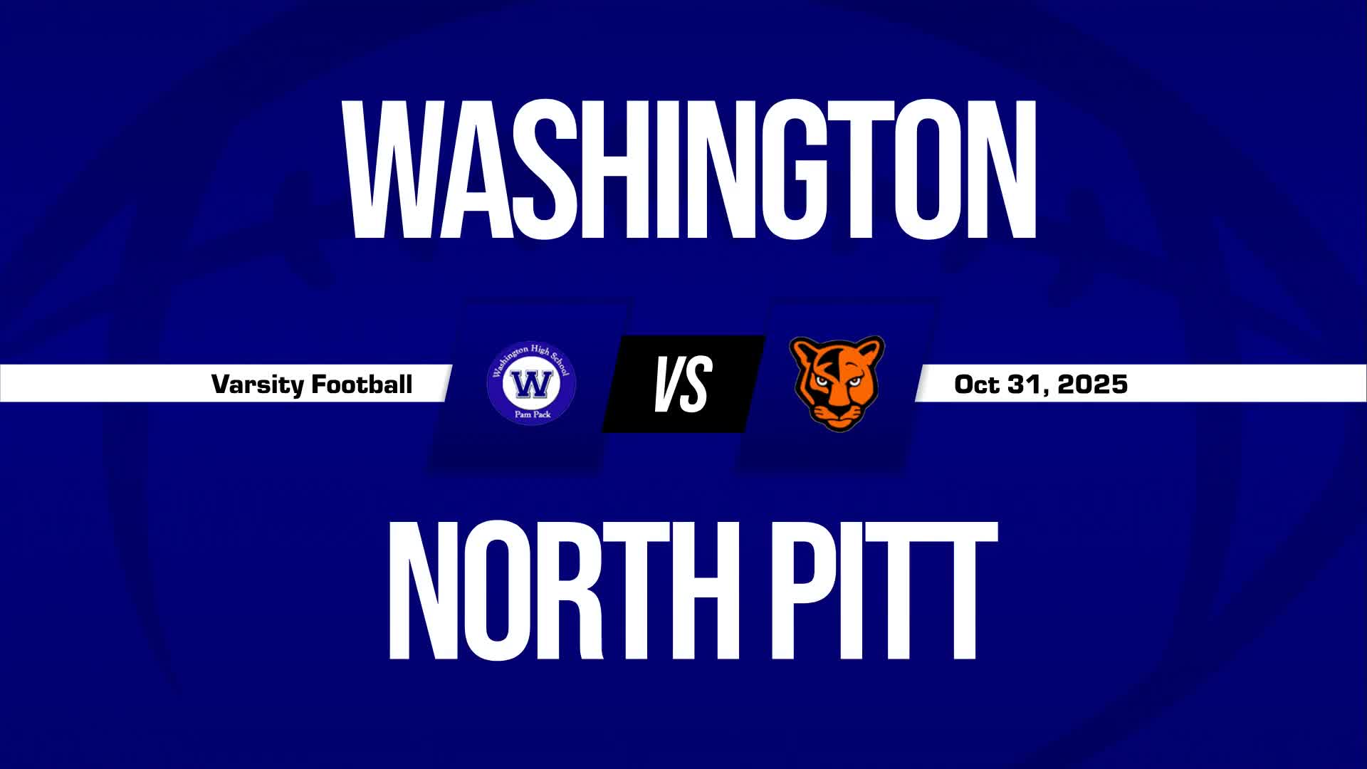 Football Game Preview: Washington Pam Pack vs. North Johnston Panthers + Official Tickets