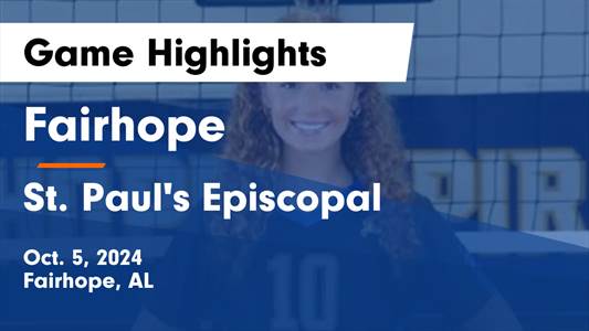 Volleyball Recap: Fairhope's  Victory  on Wednesday Extends Winning Streak to Three