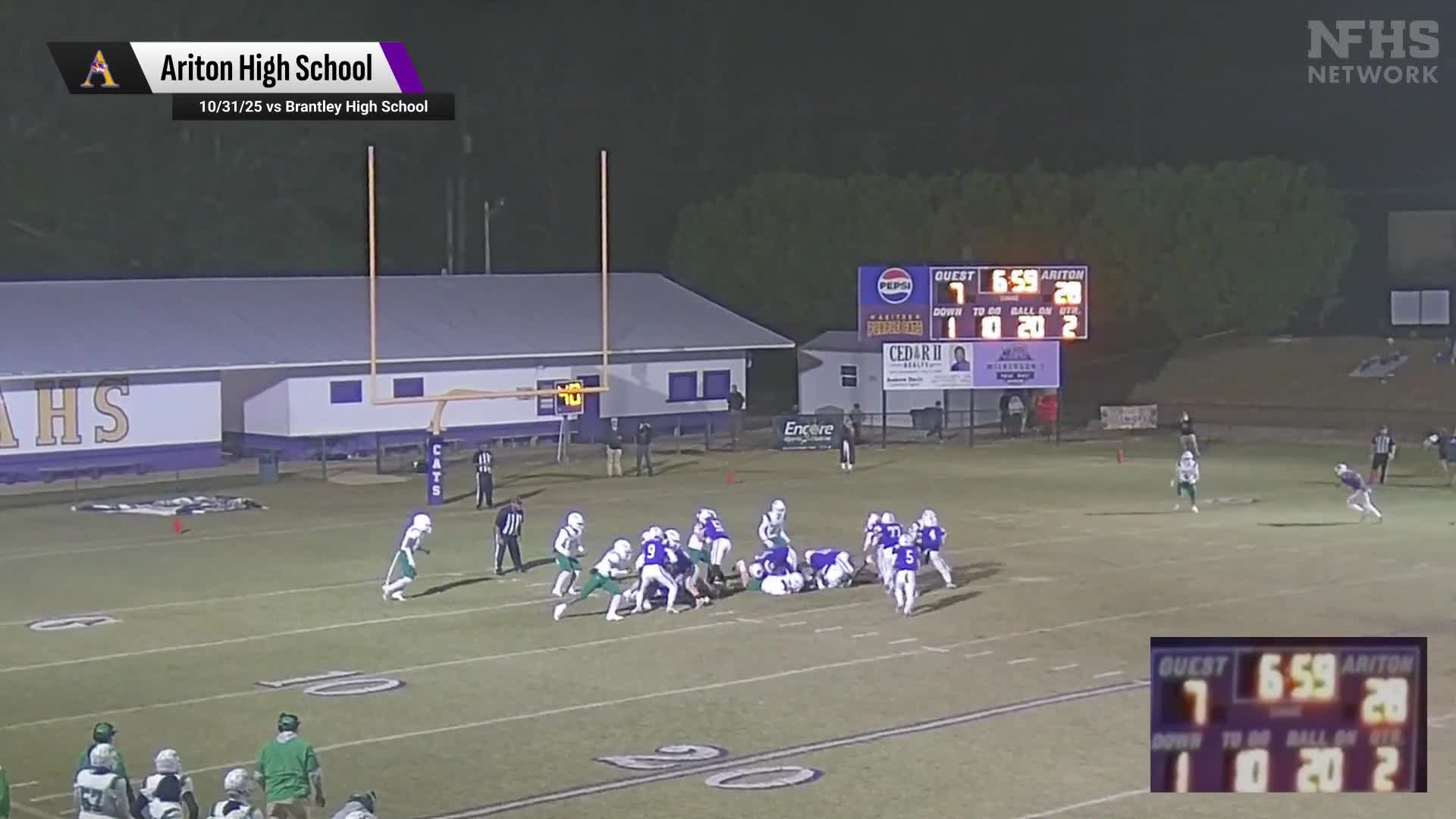 Football Recap: Ariton Piles Up the Points Against Washington County