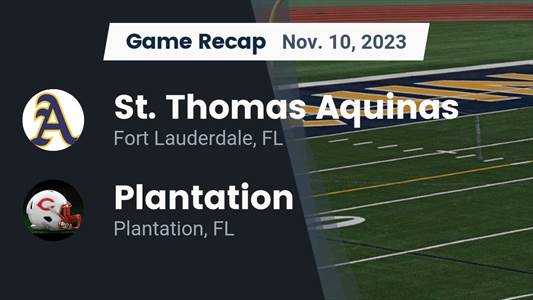 St. Thomas Aquinas skates past Blanche Ely with ease