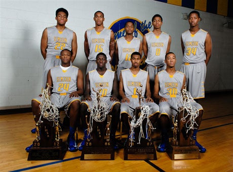 Simeon returned a decorated cast of players, including future Duke Blue Devil Jabari Parker (back row, far left).