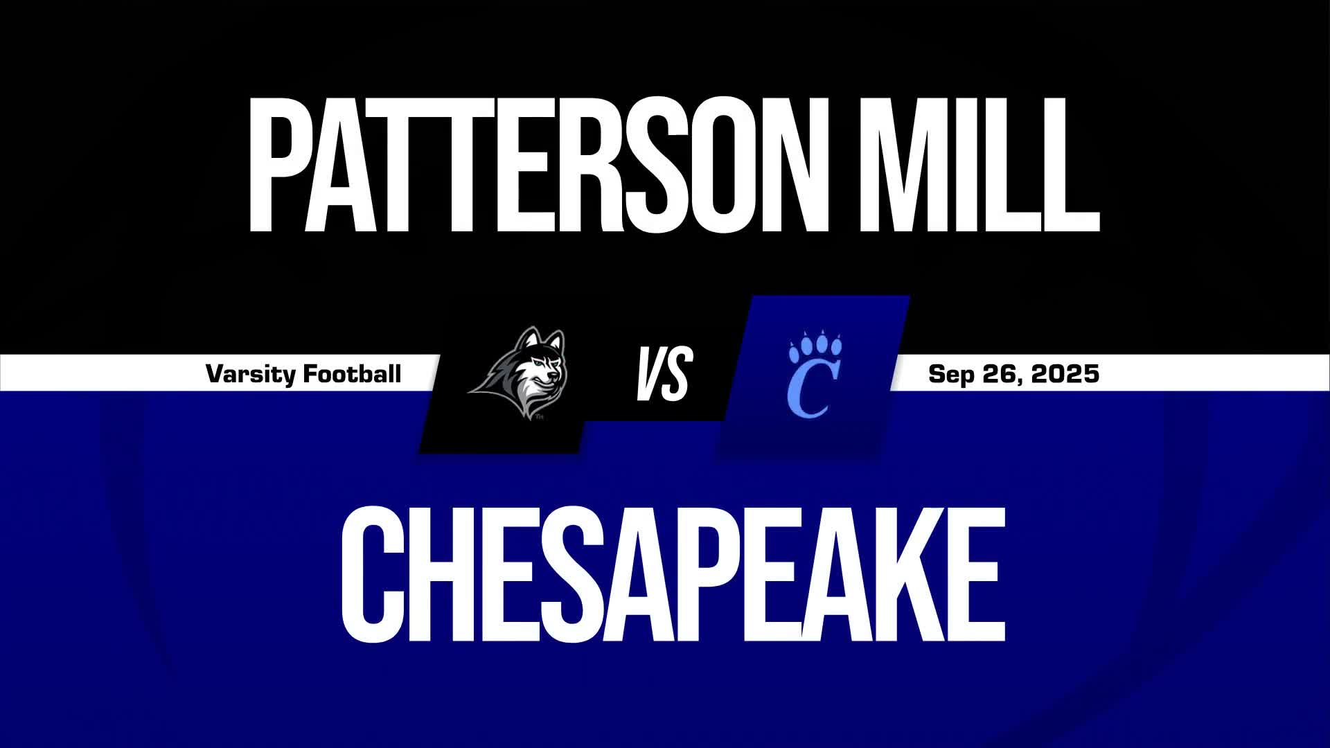 Football Game Preview: Patterson Mill Huskies vs. Joppatowne Mar
