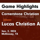 Lucas Christian Academy extends home winning streak to three