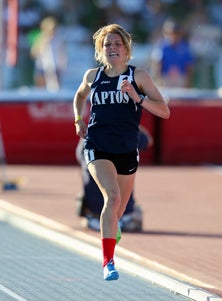 Nikki Hiltz recorded the fastest
winning 1,600 time by a Northern
California runner.