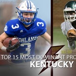 Top 15 most dominant Kentucky high school football programs since 2006