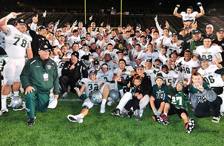 Granite Bay football team celebrates its 2012 state title