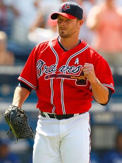 Wagner with the Atlanta Braves.