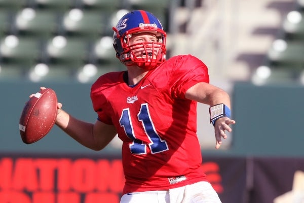 Serra quarterback Conner Preston threw for 240 yards and three touchdowns. 