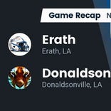 Football Game Recap: Donaldsonville Tigers vs. Erath Bobcats