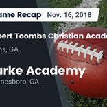 Football Game Preview: Memorial Day vs. Robert Toombs Christian 