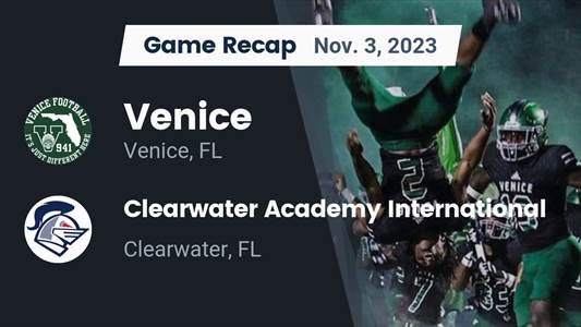 Football Game Recap: Venice Indians vs. Clearwater Academy International Knights