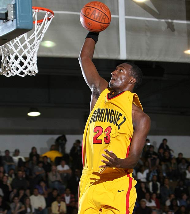 It was not rare to see Hamilton high and over the rim during his time with Dominguez.