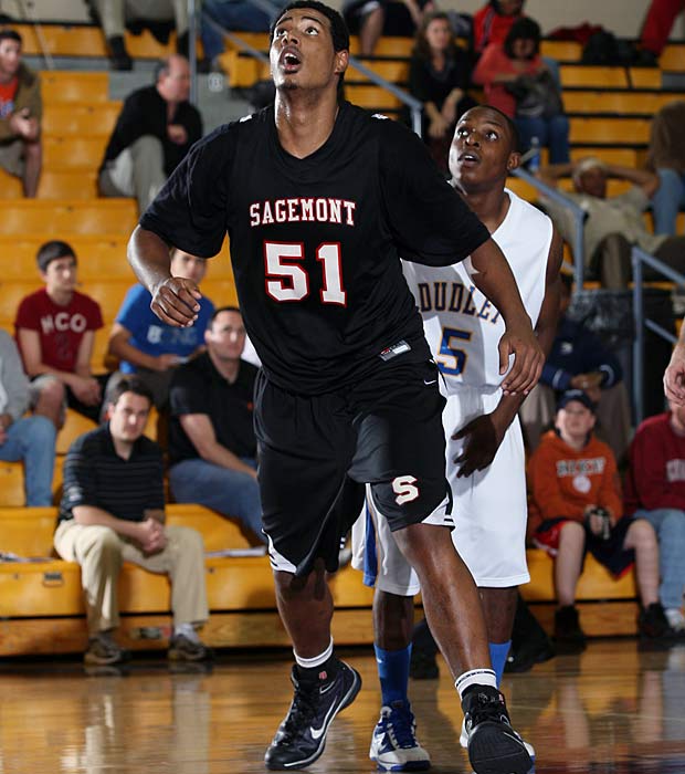 Melo goes for a rebound at the 2009 City of Palms Classic in Florida.