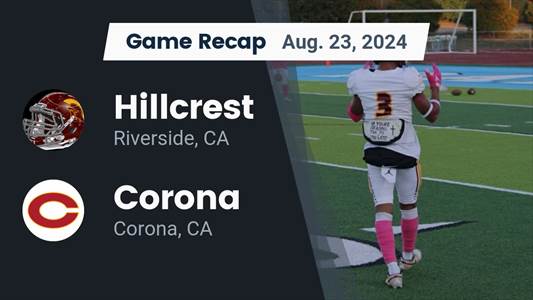Football Recap: Corona Comes Up Short  at Home Against Hillcrest