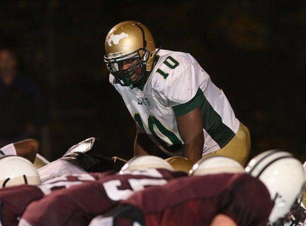 Steve Beauharnais is one of two St. Joseph alums drafted into the NFL in the last 21 years.