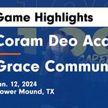 Dynamic duo of  Emily Revering and  Selah Johnson lead Coram Deo Academy to victory